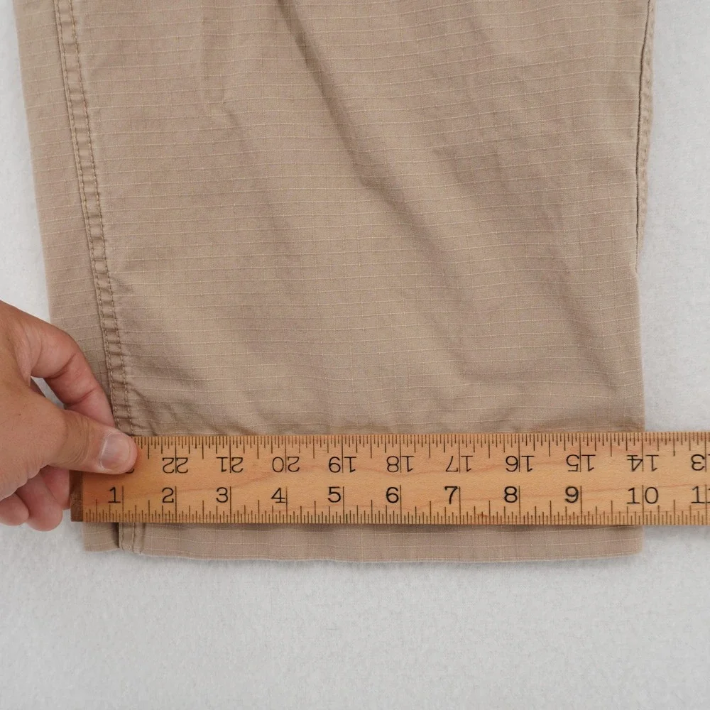 Gap Drawstring Ripstop Pants Mens XL‎ Beige Relaxed Casual Utility